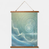 The Breath of Emanation  Wandteppich Mit Holzrahmen (Vorderseite)