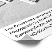 The Breezeway, UC San Diego, 1966 Poster (Ecke)