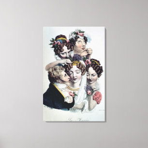 The Bride, c.1820 (litho) Leinwanddruck