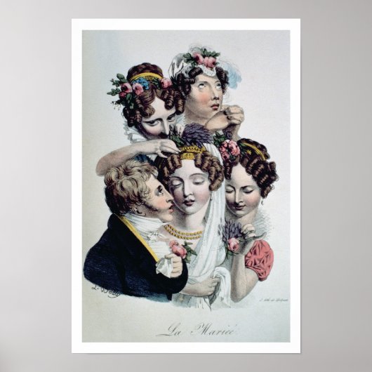 The Bride, c.1820 (litho) Poster (Vorne)