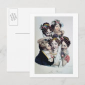 The Bride, c.1820 (litho) Postkarte (Vorne/Hinten)