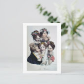 The Bride, c.1820 (litho) Postkarte (Stehend Vorderseite)