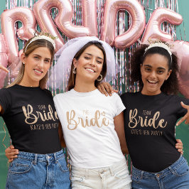 The Bride Elegant Bachelorette T-Shirt