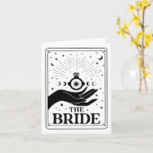 The Bride Future Mrs. Tarot Gothic Brautparty Bac Karte (Gelbe Blume)
