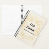 The Bride - Gold vintage frame planner Planer (Anzeige)