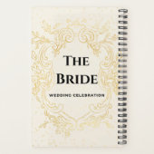 The Bride - Gold vintage frame planner Planer (Rückseite)
