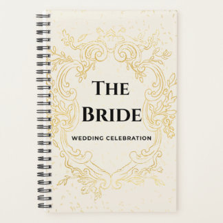 The Bride - Gold vintage frame planner Planer