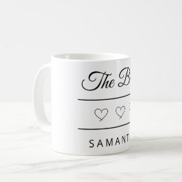 The Bride Personalized Wedding Design Kaffeetasse