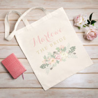 The Bride Rustic Pink Gold Floral Boho Hochzeit