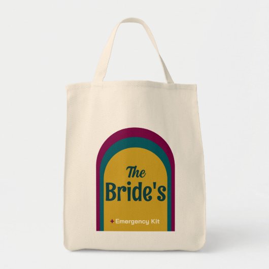 The Bride's Emergency Kit Tote Bag Tragetasche (Vorne)
