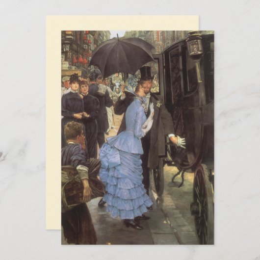 The Bridesmaid (alias The Traveller) von James Tis Einladung (Vorne/Hinten)