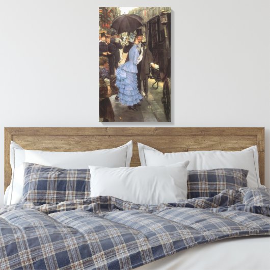 The Bridesmaid (alias The Traveller) von James Tis Leinwanddruck (Insitu (Schlafzimmer))