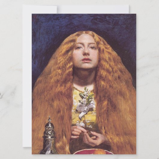 The Bridesmaid (von John Everett Millais) Karte (Vorderseite)