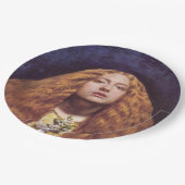 The Bridesmaid (von John Everett Millais) Pappteller (Schrägansicht)