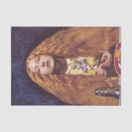 The Bridesmaid (von John Everett Millais) Seidenpapier