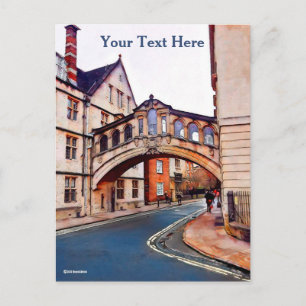 The Bridge of Sighs - Oxford Postcard Postkarte
