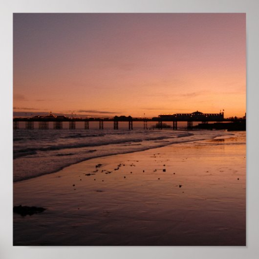 THE BRIGHTON PIER AT SUNSET POSTER (Vorne)