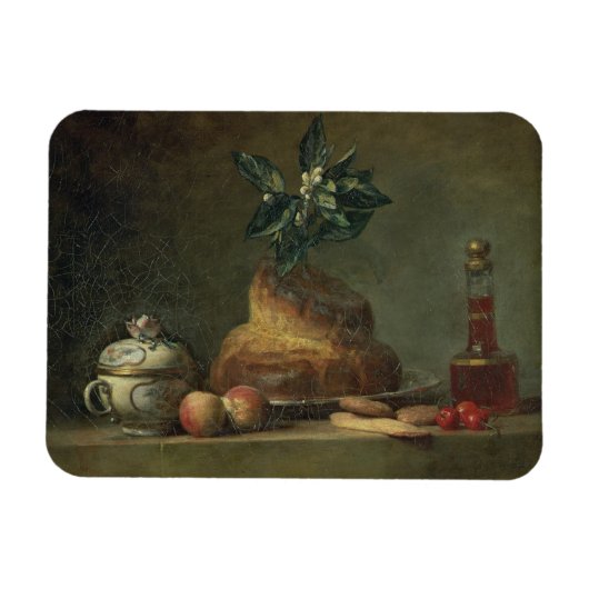 The Brioche oder The Dessert, 1763 (Öl auf Leinwan Magnet (Horizontal)