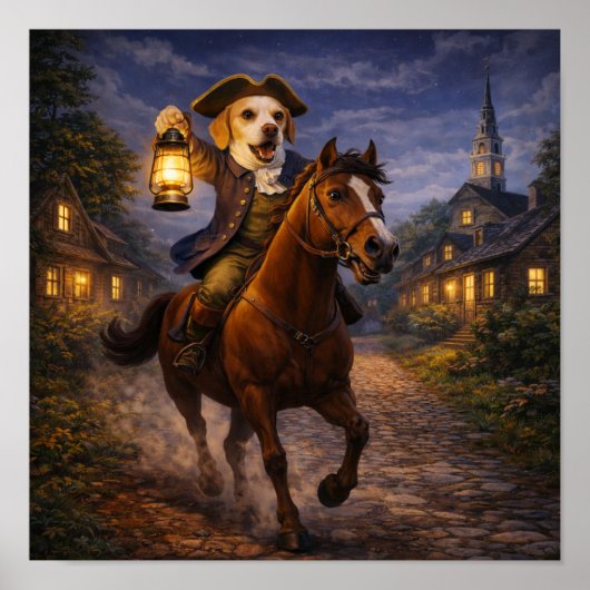 "The British Are Coming" Poster (Vorne)