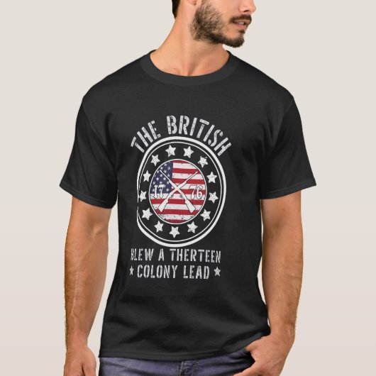 The British Blew A 13 Colony Lead Shirts Funny 4th (Vorderseite)