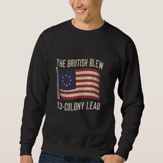 The British Blew A 13 Colony Lead Sweatshirt (Vorderseite)