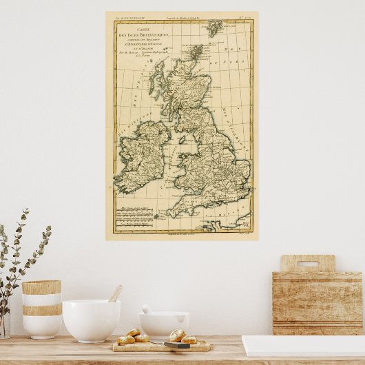 The British Isles Poster (Küche)