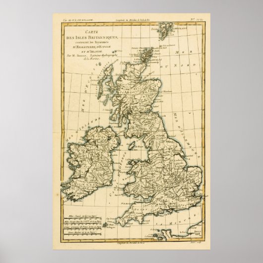 The British Isles Poster (Vorne)