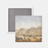 The British Museum, c.1862 (color litho) Magnet (Vorderseite/Rückseite)