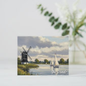 The Broads England Travel Postkarte (Stehend Vorderseite)