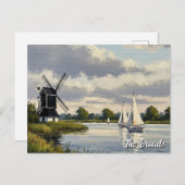 The Broads England Travel Postkarte (Vorne/Hinten)