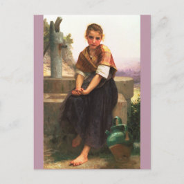 The Broken Pitcher von William-Adolphe Bouguereau Postkarte