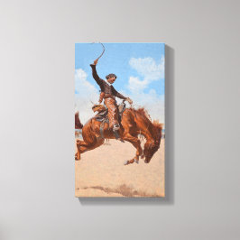The Bronco Buster (von Frederic Remington) Leinwanddruck