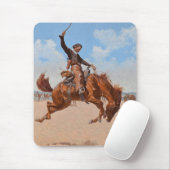 The Bronco Buster (von Frederic Remington) Mousepad (Mit Mouse)