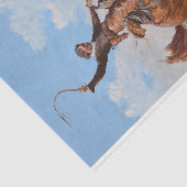 The Bronco Buster (von Frederic Remington) Seidenpapier (Ausschnitt)