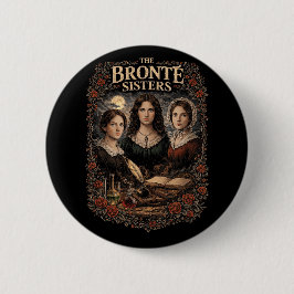 The Brontë Sisters Button