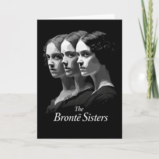 The Brontë Sisters Feiertagskarte (Vorderseite)
