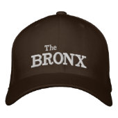 "The BRONX" FlexFit-Wolle-Hülle bestickt Bestickte Baseballkappe (Vorderseite)