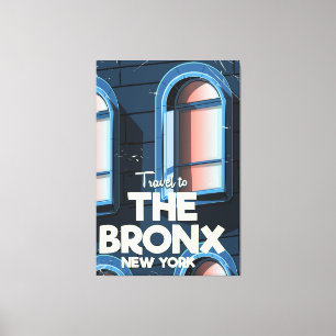 The Bronx New York City Reiseplakat Leinwanddruck