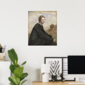 The brooding girl, c.1857 poster (Heimbüro)