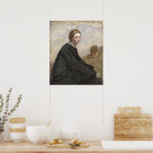 The brooding girl, c.1857 poster (Küche)
