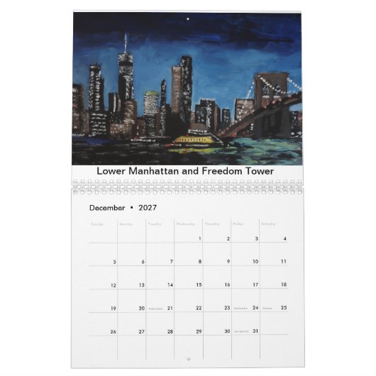 The Brooklyn Bridge 2023 Calendar Kalender (Dez 2027)