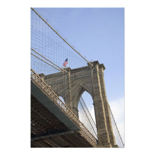 The Brooklyn Bridge in New York City, New York Fotodruck