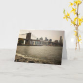 The Brooklyn Bridge, View from Brooklyn Karte (Gelbe Blume)