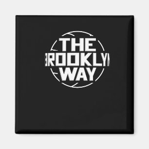 The Brooklyn Way Net Basketball Magnet