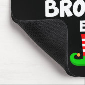 The Brother Elf Funny Christmas Matching Family Pa Mousepad (Ecke)