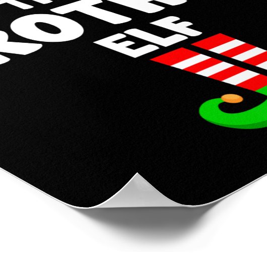 The Brother Elf Funny Christmas Matching Family Pa Poster (Ecke)