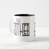 "The Brother Tasse" Zweifarbige Tasse (Vorderseite Links)
