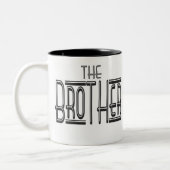 "The Brother Tasse" Zweifarbige Tasse (Links)