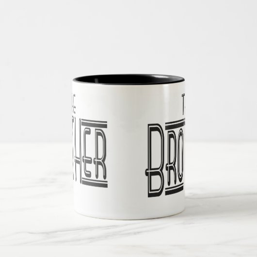 "The Brother Tasse" Zweifarbige Tasse (Mittel)