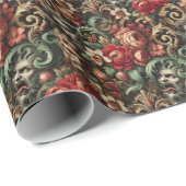 The Brothers Green - Gothic Floral Bandana Geschenkpapier (Rolleneckpunkt)